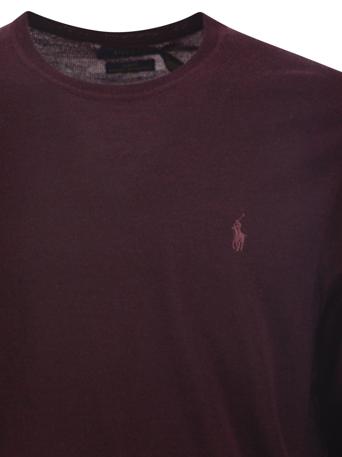 Polo ポロ ラルフローレン スリム フィット ウォッシャブル ウール クルーネック ジャンパー - Image 5