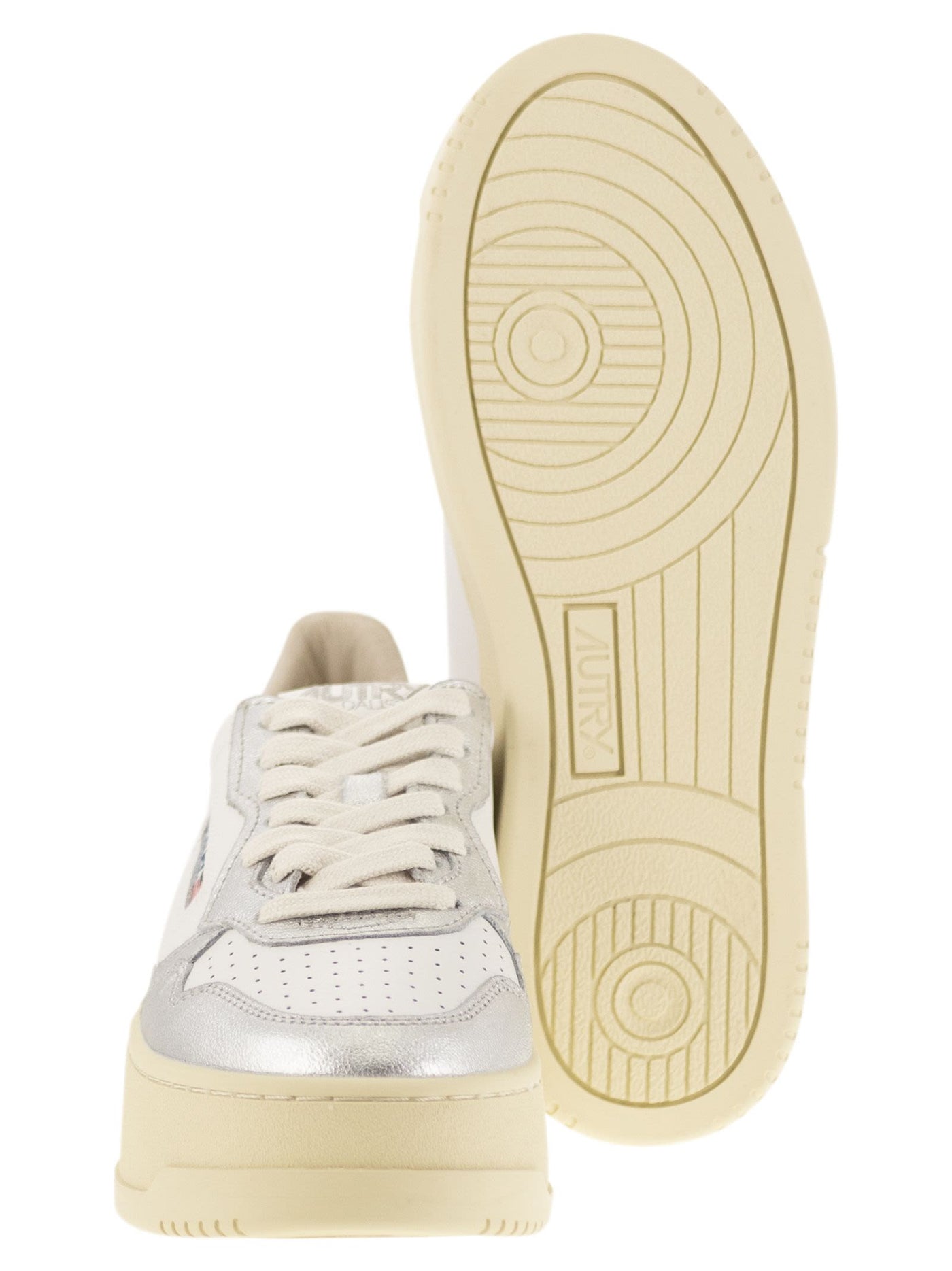 Autry Medalist Platform Leather Trainers - Image 5