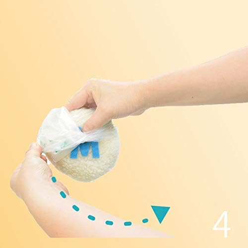 Kururinpa Small Size 250 Pieces, Small (Baby Diaper, Absorbent Pat, Tissue Garbage Packaging Bag)