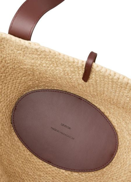 LIE STUDIO Bianca small raffia bag - Image 5