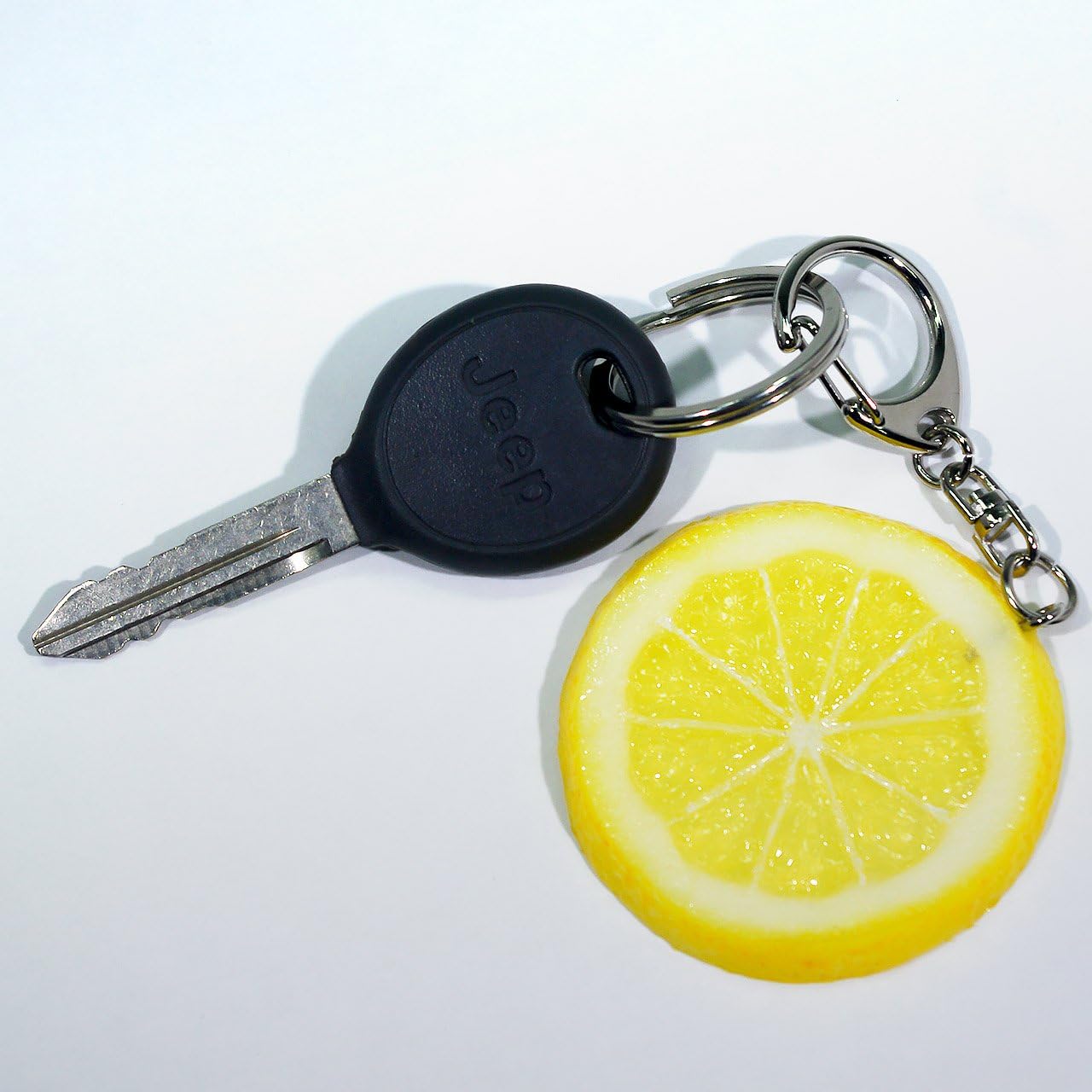 Coconut Accessories 085OK Lemon Food Sample Keychain Cute Funny Souvenir Present