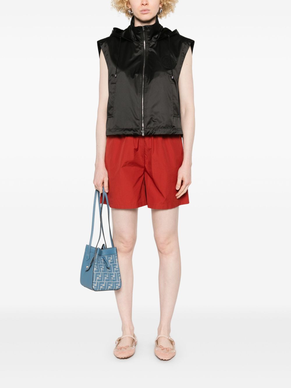 Fendi フェンディフード付きジップベスト - Image 5
