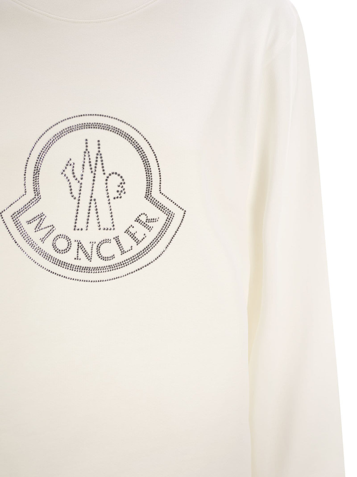 Moncler クリスタル付きのモンクラーロゴスウェットシャツ - Image 5