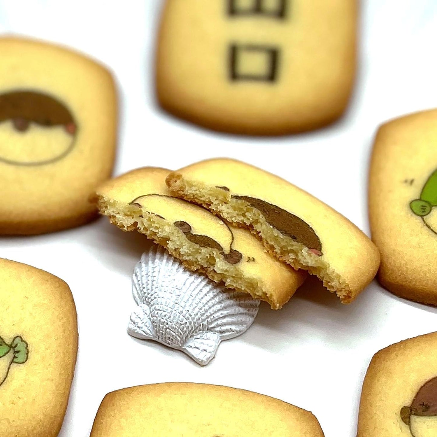 Yamaguchi Shiawase Fuchuan Print Cookies, Set of 14 Pieces, Yamaguchi Prefecture, Souvenirs, Individual Packaging, Gift, Sweets, Baked Goods, Souvenir, Gift, Local Sweets, Middle Year's Day