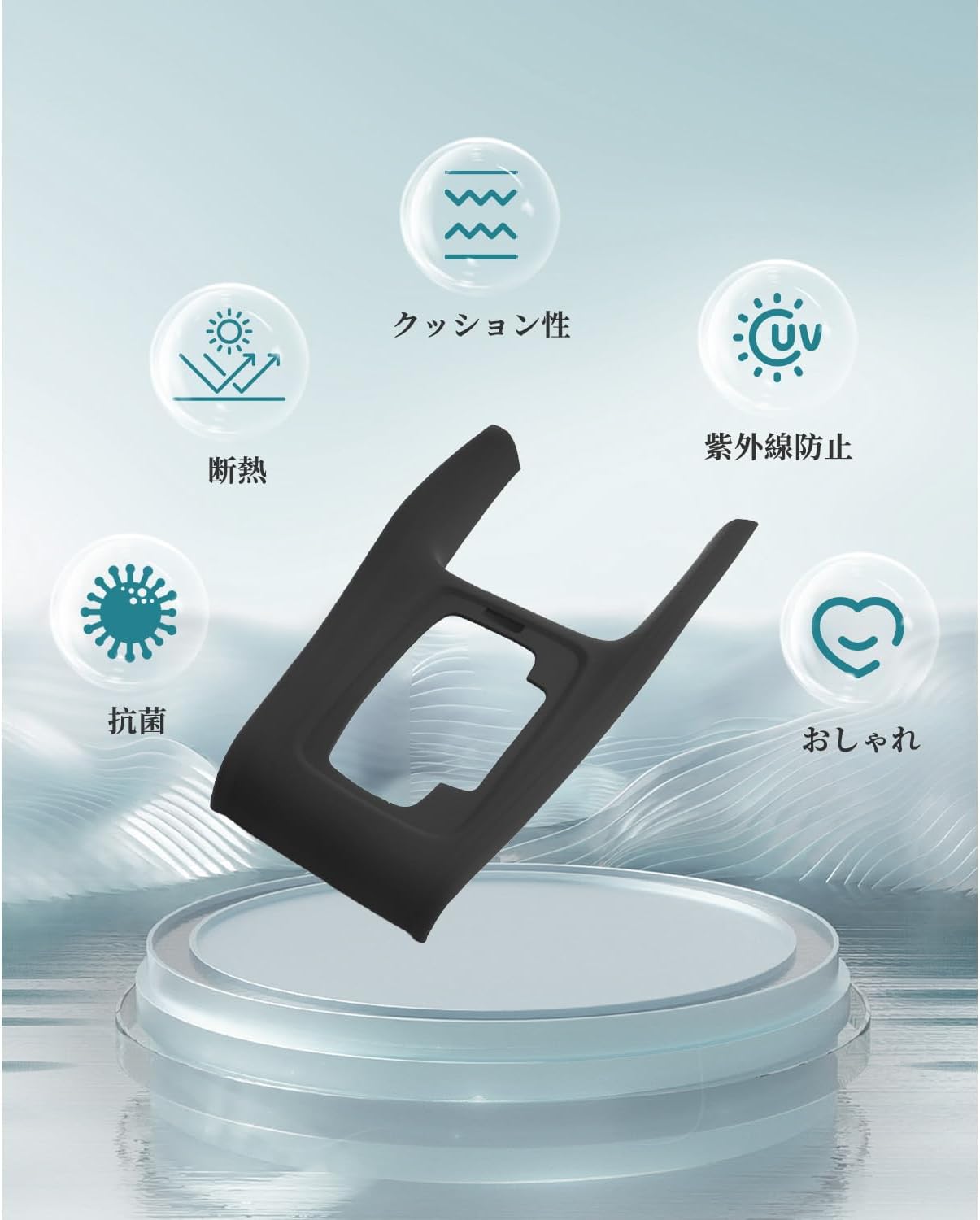 HUAHAO Honda Vezel rv Late Accessory Vezel rv Shift Panel Scratch and Stain Prevention Interior Protection Vezel rv Custom Parts Easy to Clean and Install Vezel Accessories New Bezel Accessories