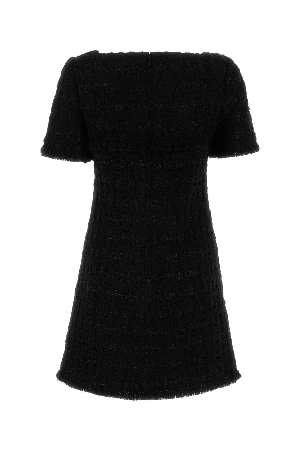 Tory Tory Burch Black Tweed Mini Dress - Image 5