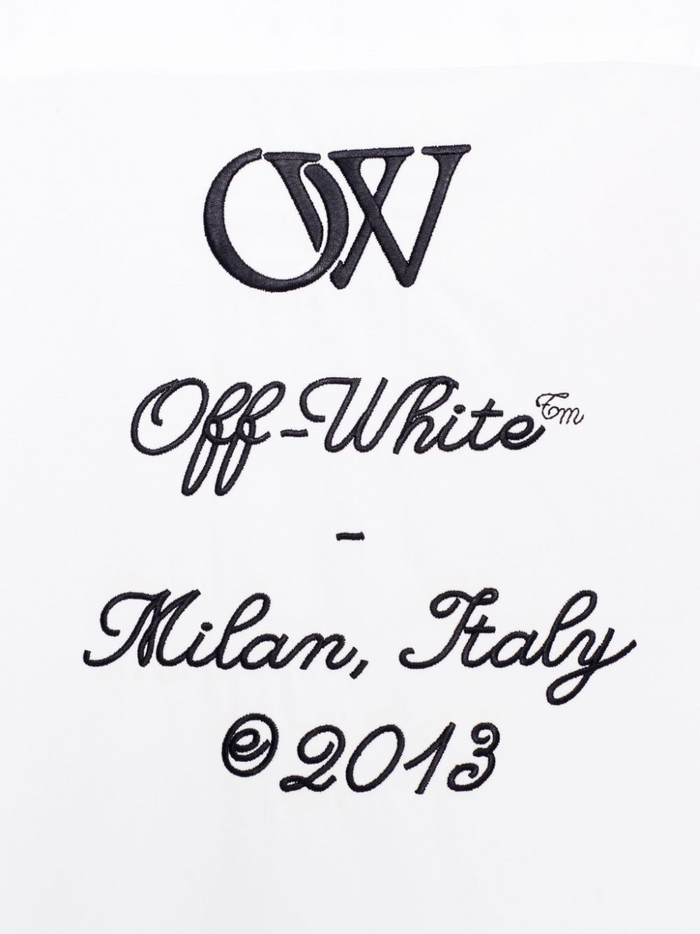 Off Off White Logo Cotton Overshirt - Image 5