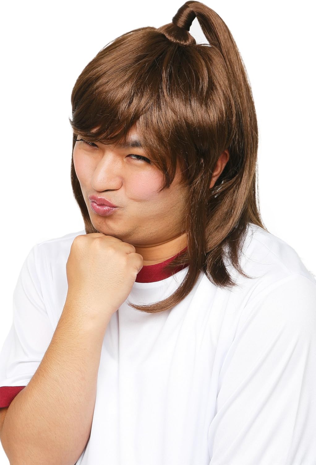 Katsurand Natural Ponytail Wig Costume Prop Unisex