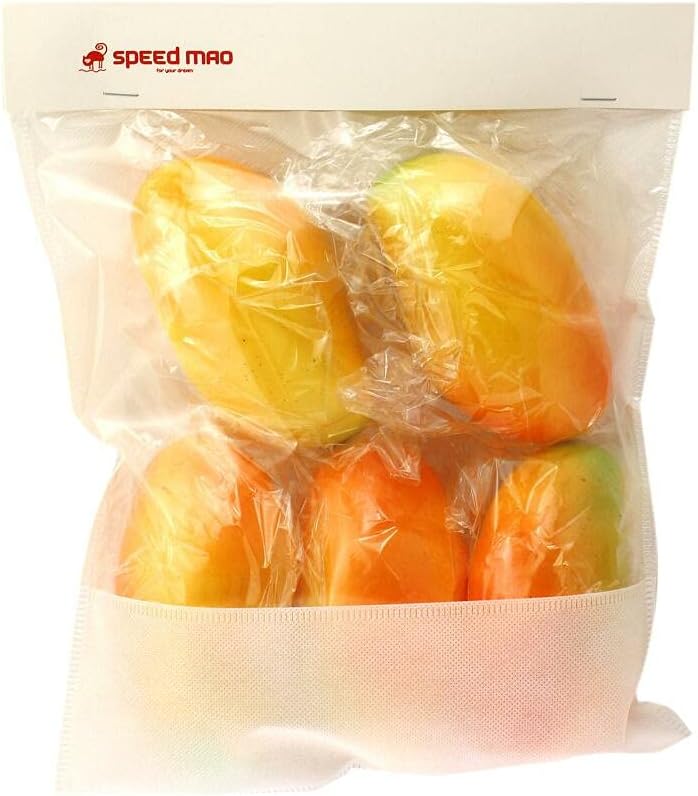 Speed mao Real Like Mango Food Sample Model 5pcs Set