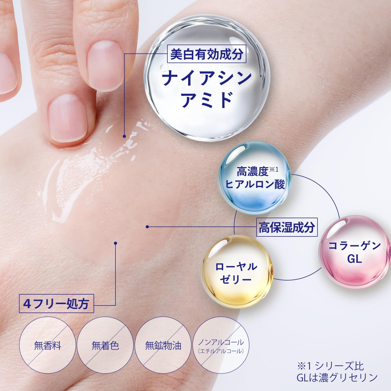 Moisture Mild White Niacinamide, Vitamin C, Hyaluronic Acid [Quasi Drug] MMW Perfect Essence