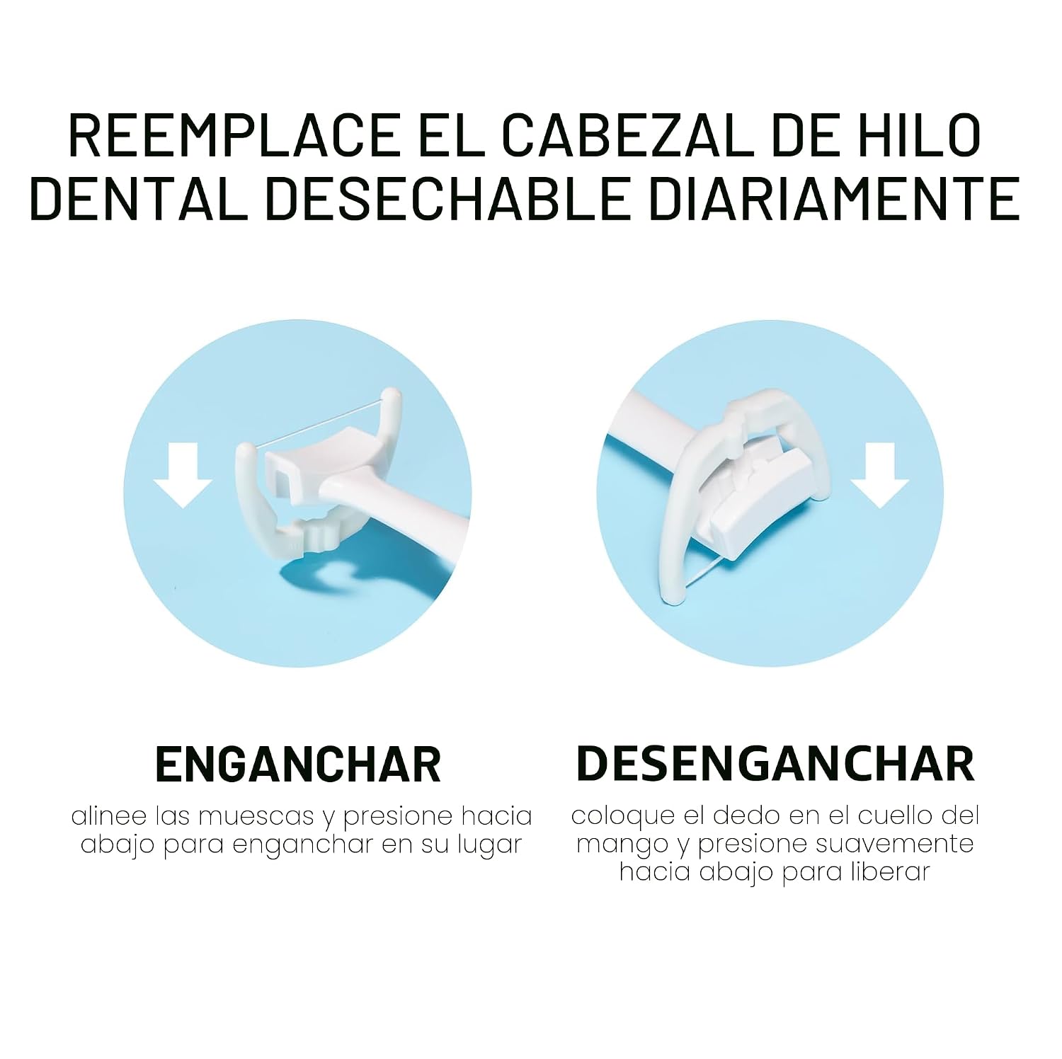 Cabezales de recambio para hilo dental Reach Ultraclean Access, menta, removedor de placa para dientes, resistente a los desgarros, para áreas de difícil acceso, cuidado bucal, sin PFAS, para adultos