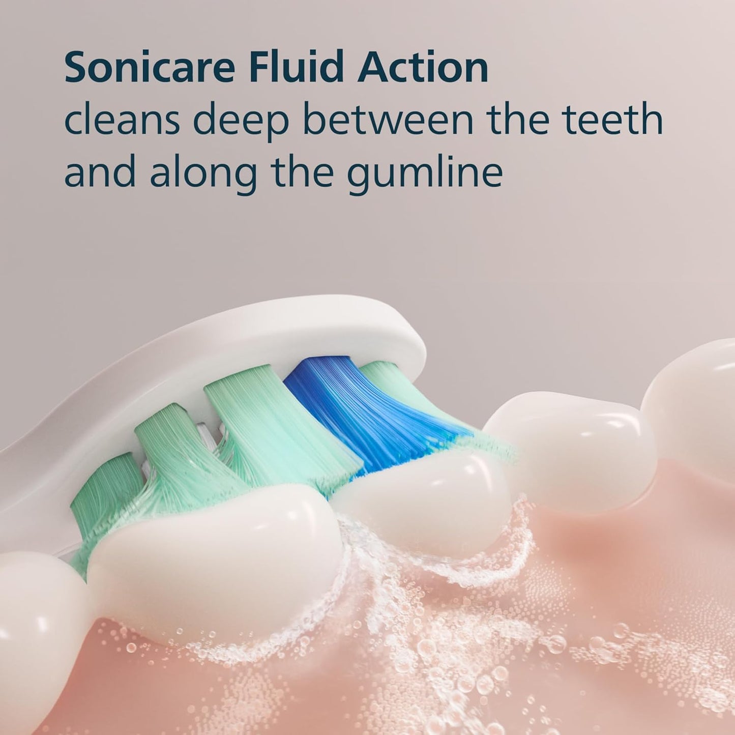 Philips Sonicare C2 Plaque Control - Cabezales de repuesto genuinos para cepillo de dientes eléctrico, Blanco, paquete de 3, HX9023/65
