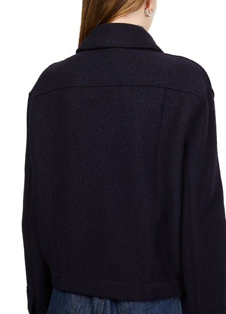 HARRIS WHARF LONDON Boiled wool short jacket - Image 5