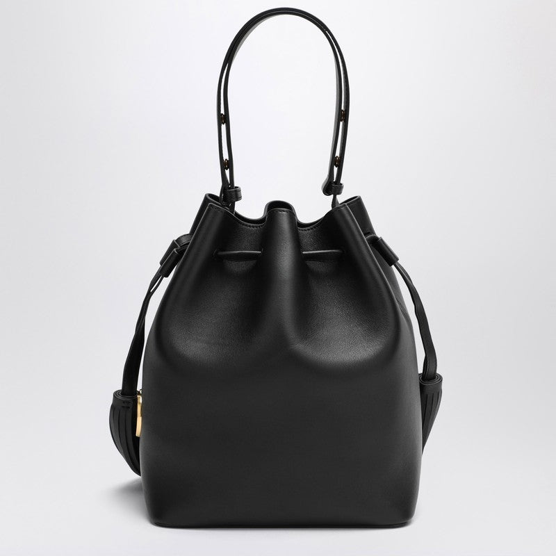 Valentino バレンティーノガラヴァニブラックソーサウバケツバッグ - Image 5