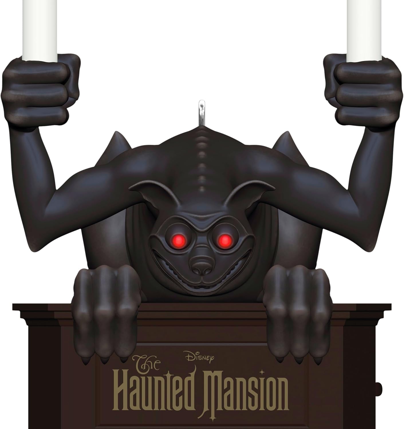 Adorno de Navidad de Hallmark Keepsake 2025, Gárgola de La Mansión Encantada de Disney con Luz, Regalos para Fans de Disney