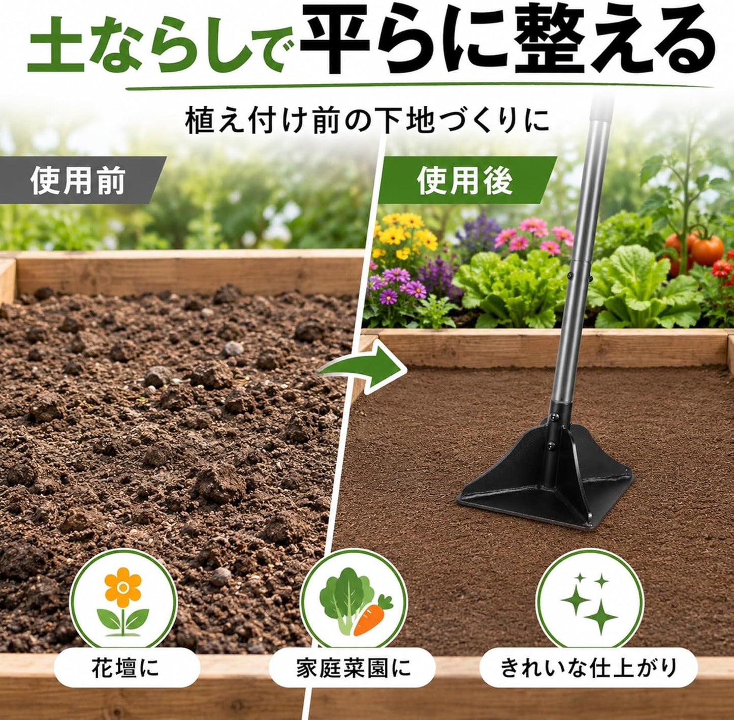 Walensee Steel Tamper with 122cm Handle, Compacting Tamper with Rubber Grip, Asphalt Tamper, 20cm x 20cm Square Rammer, Labor-saving, All-steel, High Durability, Ideal Tool for Ground Leveling, Paving