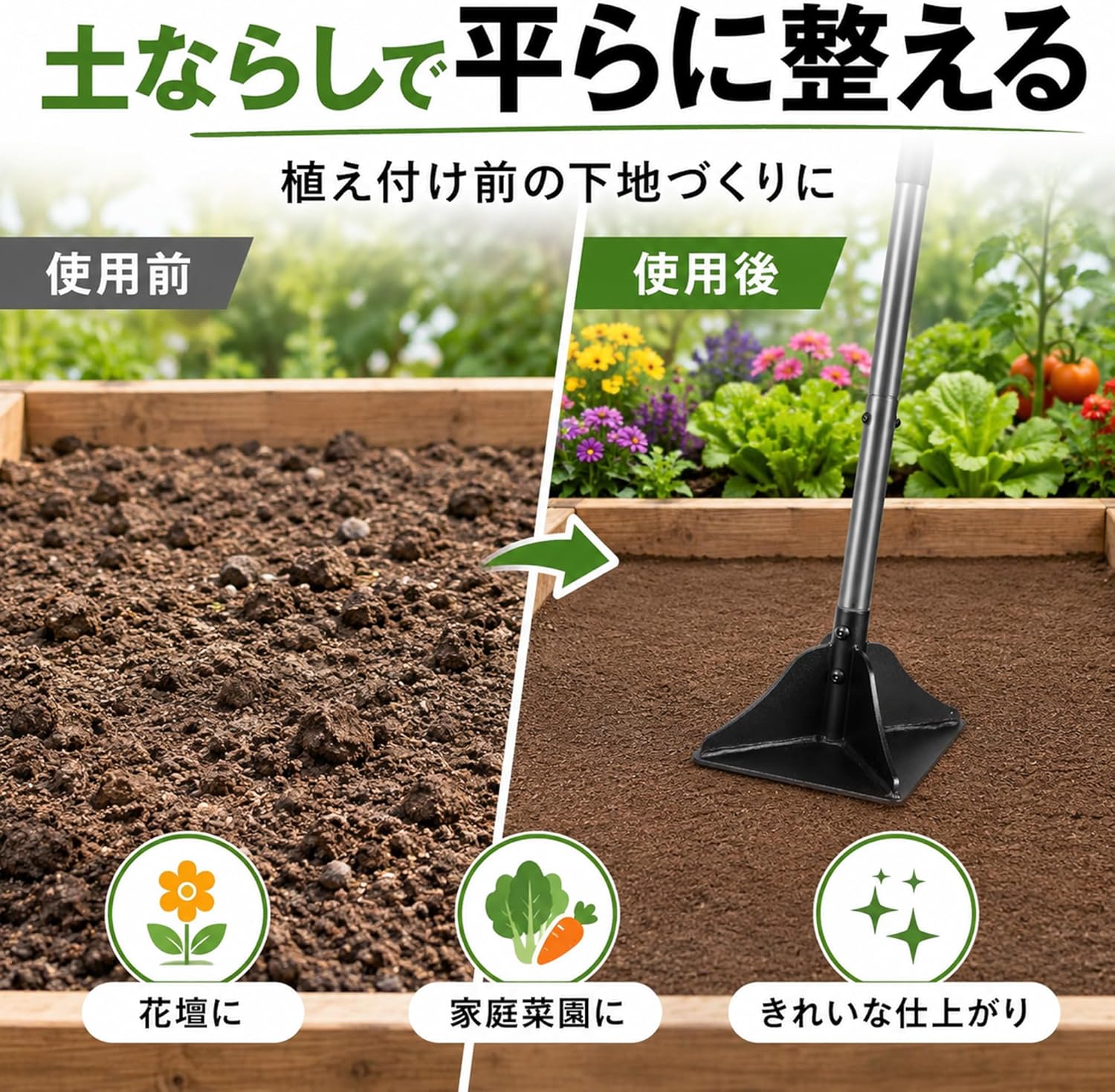 Walensee Steel Tamper with 122cm Handle, Compacting Tamper with Rubber Grip, Asphalt Tamper, 20cm x 20cm Square Rammer, Labor-saving, All-steel, High Durability, Ideal Tool for Ground Leveling, Paving
