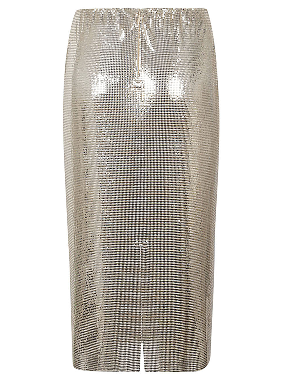 Sportmax SportMaxファッションメタリックニットミディスカート - Image 4