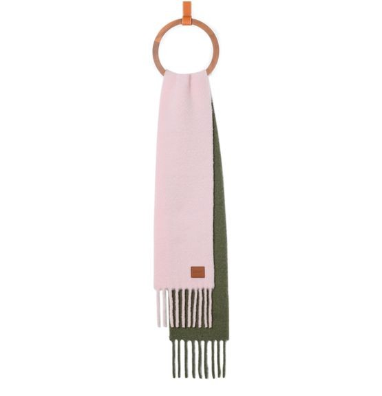 LOEWE Two-tone alpaca and wool scarf - Image 5