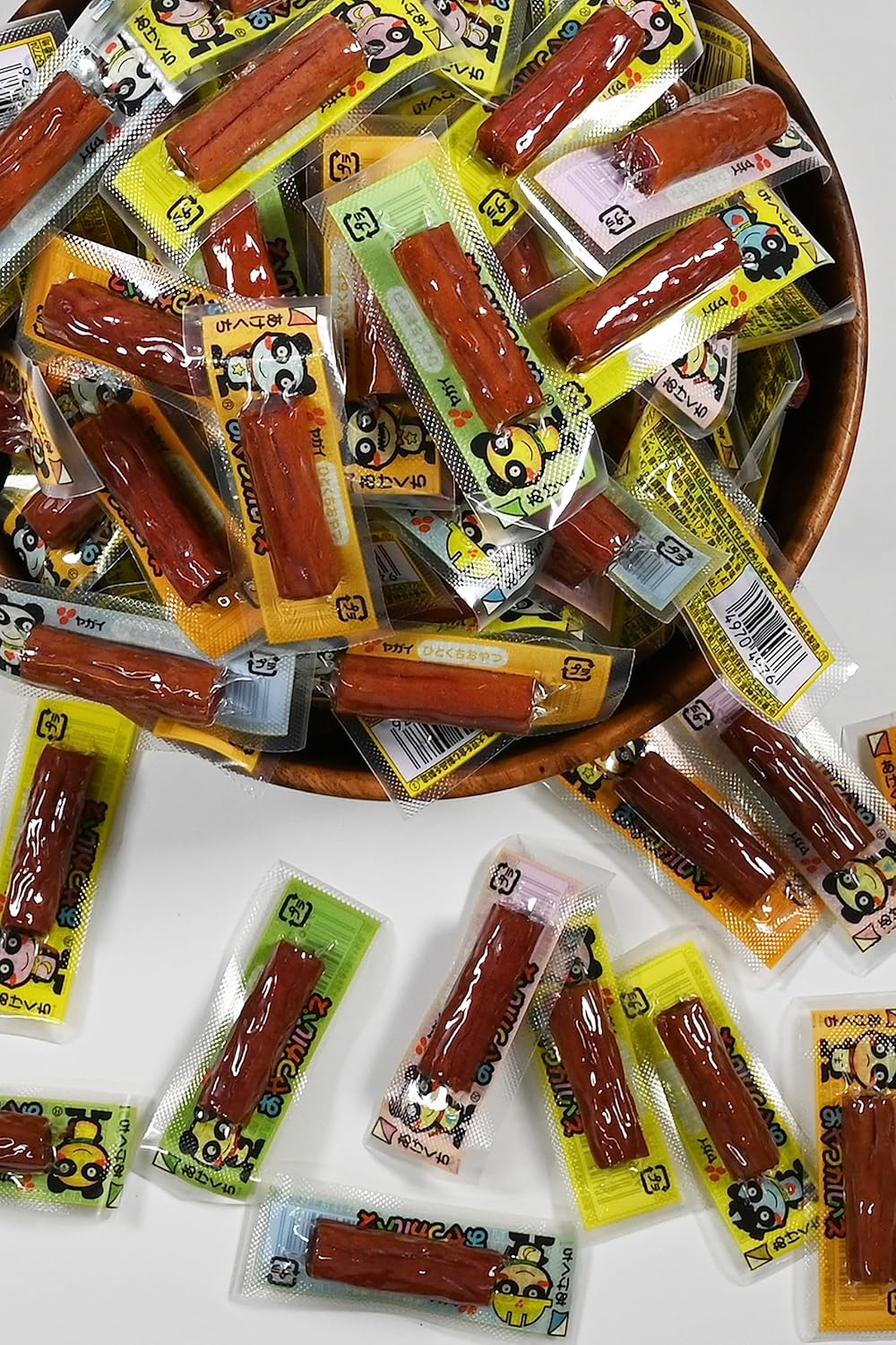 Kielibasa Bulk for Business Use 【 Bulk Purchase Box 】 Yagai Oyatsu Calpas Salami Dry Sausage Snack Chikatsu Shokai [Tsumami-Kura] 200 pieces