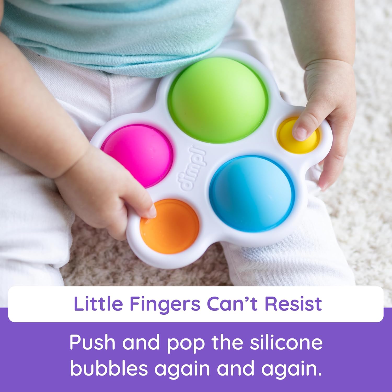 ファットブレイン(Fat Brain Toys) 赤ちゃんおもちゃ 1個 ディンプル 指先知育 【正規品】 FA192-1