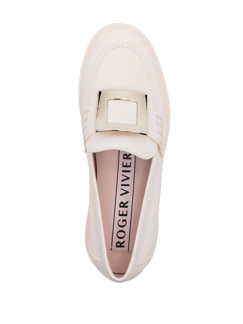 Roger Roger Vivier Viv Ranger Leather Loafers - Image 5