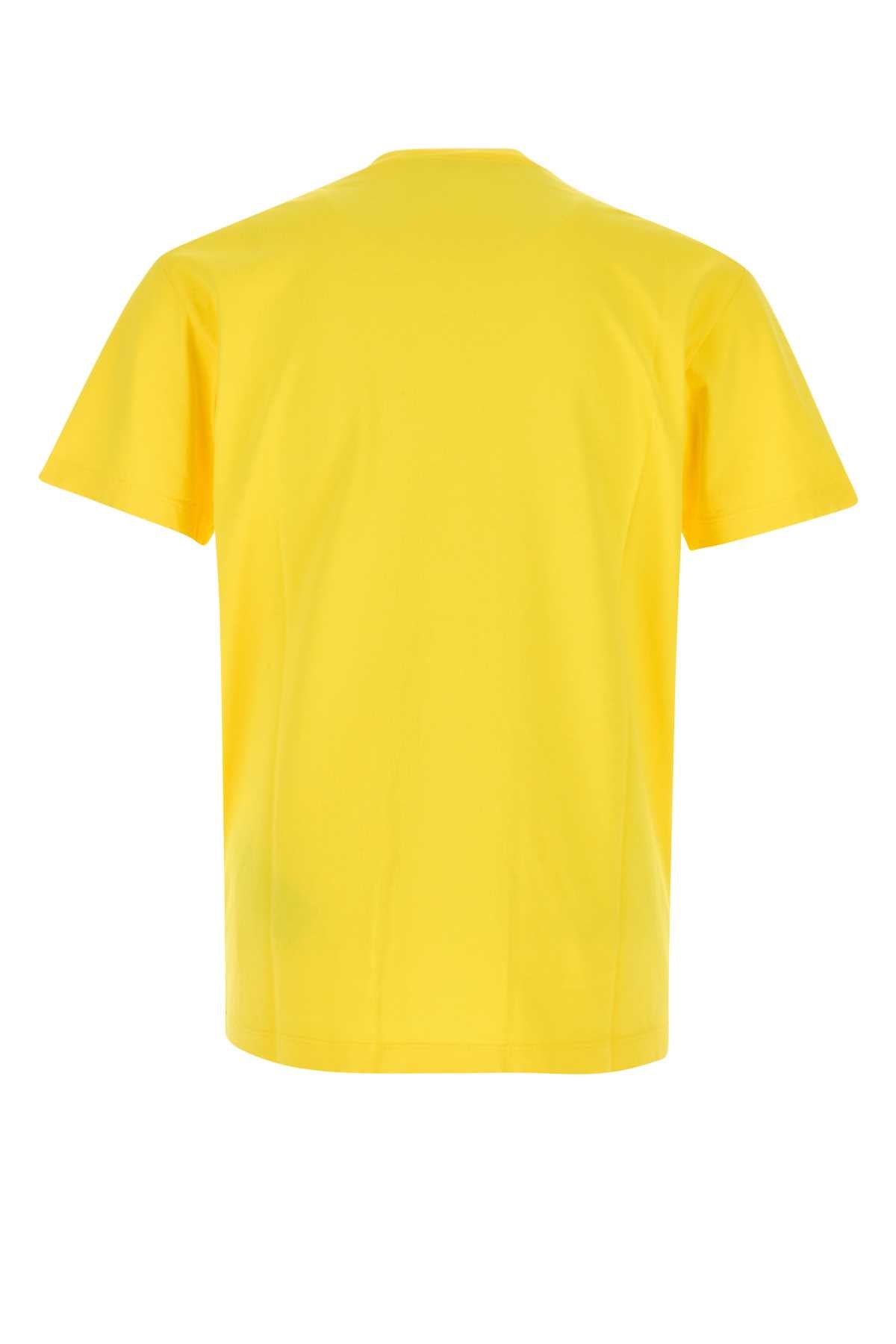 Dsquared2 ディースクエアード イエロー コットン Dsquared X Magliano T シャツ - Image 5
