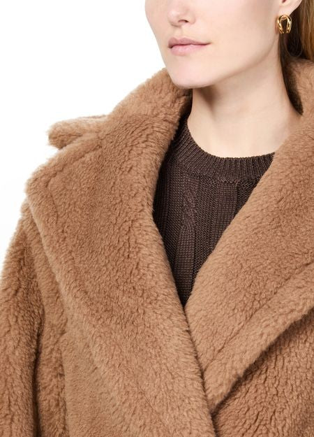 MAX MARA テディベア アイコン キャメルヘアコート - Image 5