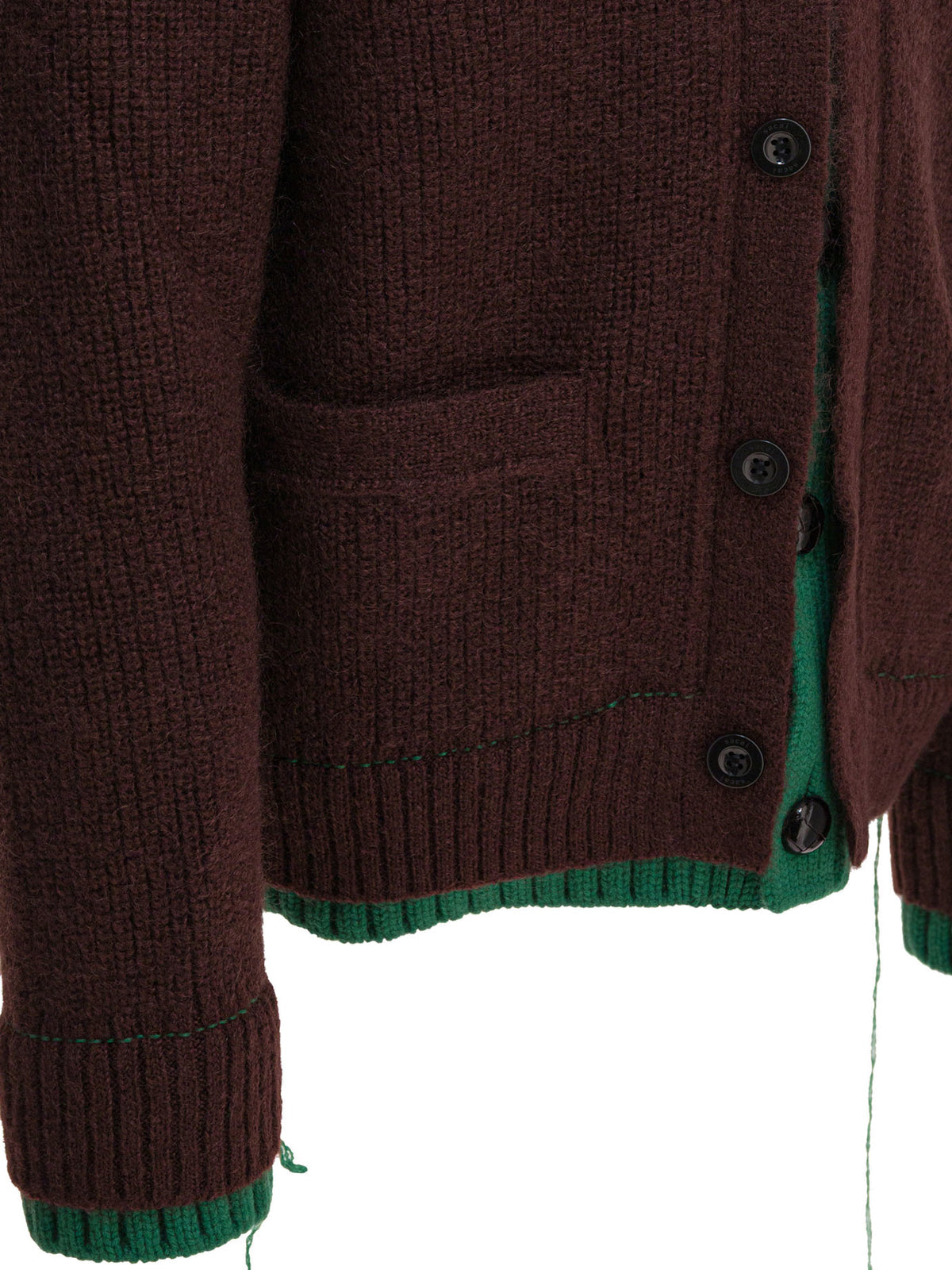 Sacai Sacai ウールブレンド カーディガン - Image 5