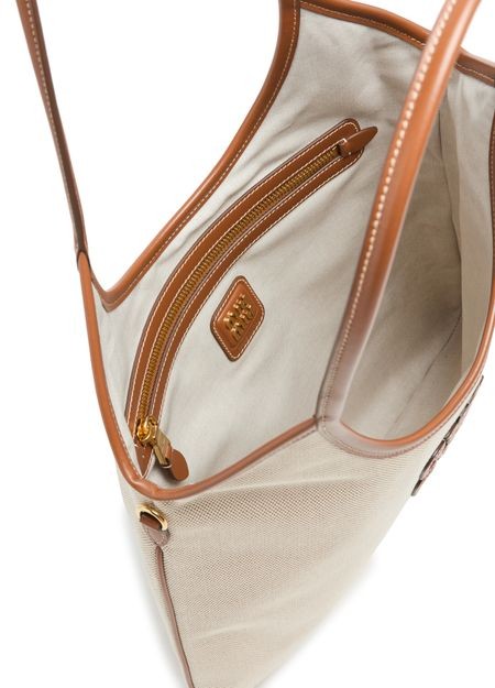 MIU MIU Ivy cotton and leather bag - Image 5