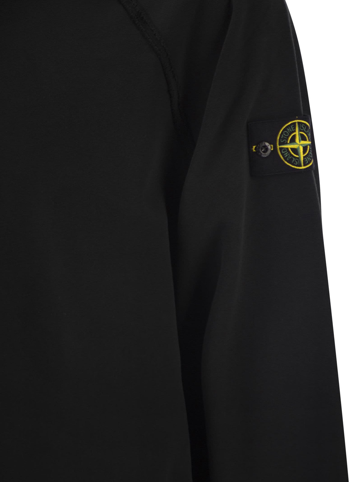 Stone Stone Island Oversized Crew Neck Sweatshirt With Raglan Sleeves - Image 5