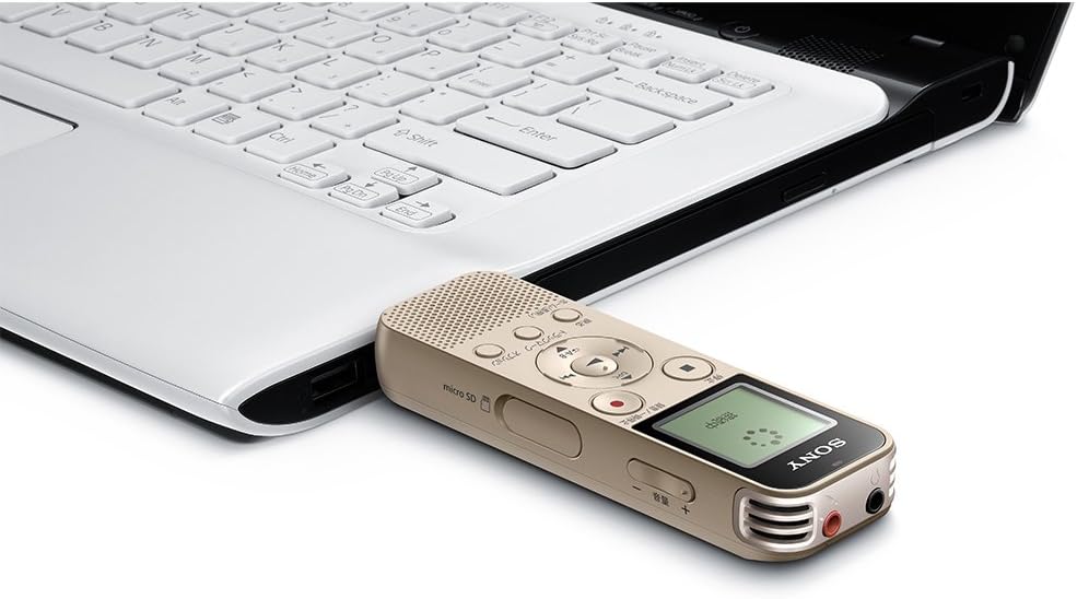 ソニー ICレコーダー 4GB リニアPCM録音対応 FMラジオチューナー内蔵 ゴールド ICD-PX470F N usb