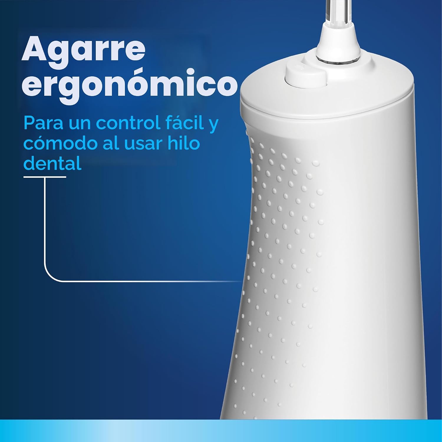 Waterpik Irrigador de agua portátil recargable Pulse 3100 inalámbrico para dientes, encías, cuidado de aparatos ortopédicos y viajes con 2 puntas de hilo dental, impermeable para uso en la ducha, aceptado por ADA, WF-20 blanco, exclusivo de Amazon