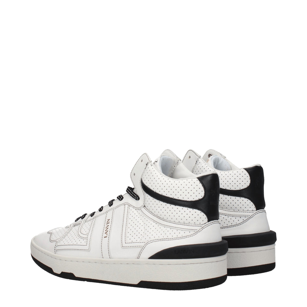 Lanvin Lanvin Sneakers Men Leather White/Black - Image 5