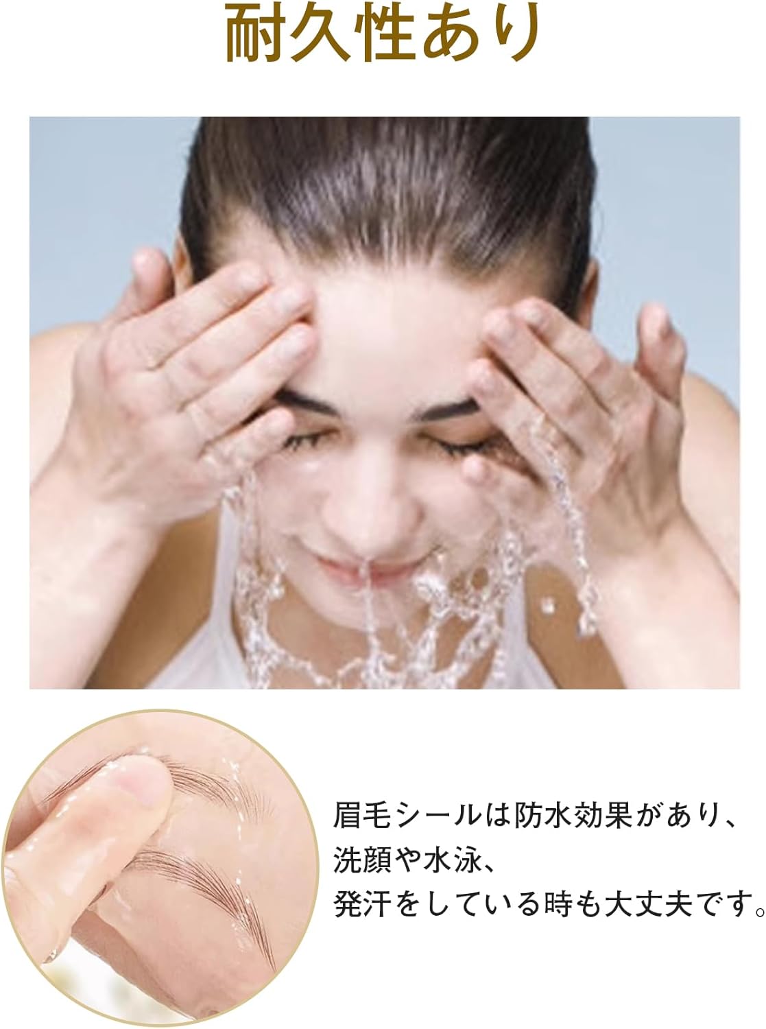 YOYO Eyebrow Seals Natural Waterproof Time-saving Long Lasting 60 Pairs Women Eyebrow Stamp Permanent Makeup Eyebrow Patch Eyebrow Tint No Fall Off (black-06)