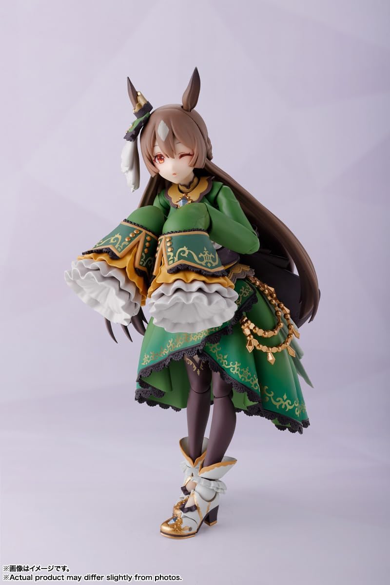 S.H. Figuarts Uma Musume Pretty Derby Satno Diamond, Approx. 5.3 inches (135 mm), PVC & ABS, Pre-painted Action Figure