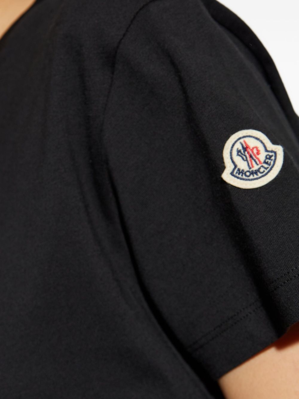 Moncler モンクラーロゴコットンTシャツ - Image 5