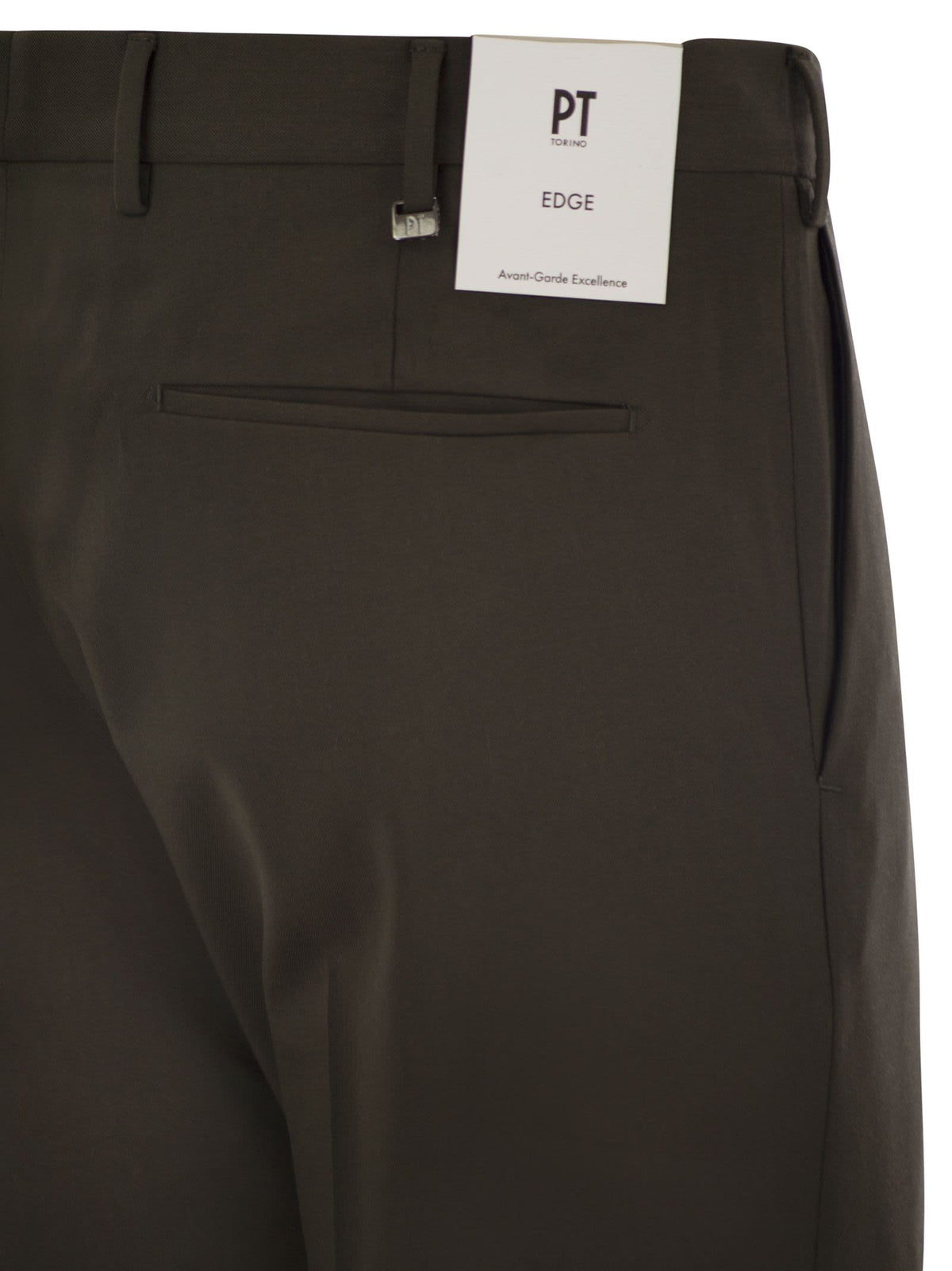 Pt Pt Torino Dieci Stretch Virgin Wool Trousers - Image 5