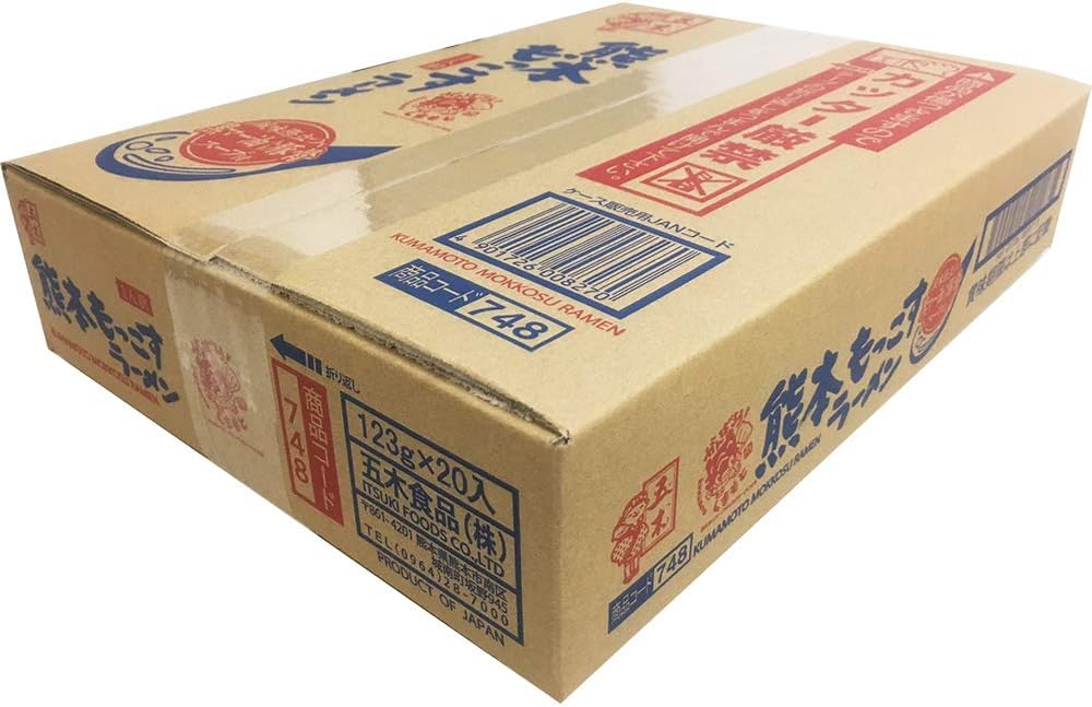 Gogi Foods Kumamoto Momkosu Ramen, 4.3 oz (123 g) x 20 Bags