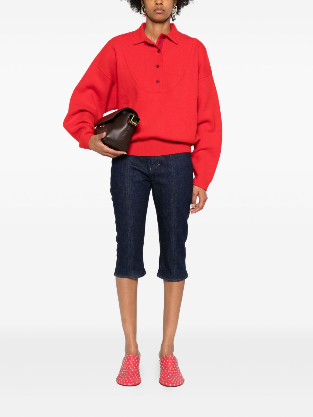 Jacquemus Jacquemus La Maille Vareuse Polo Shirt - Image 5