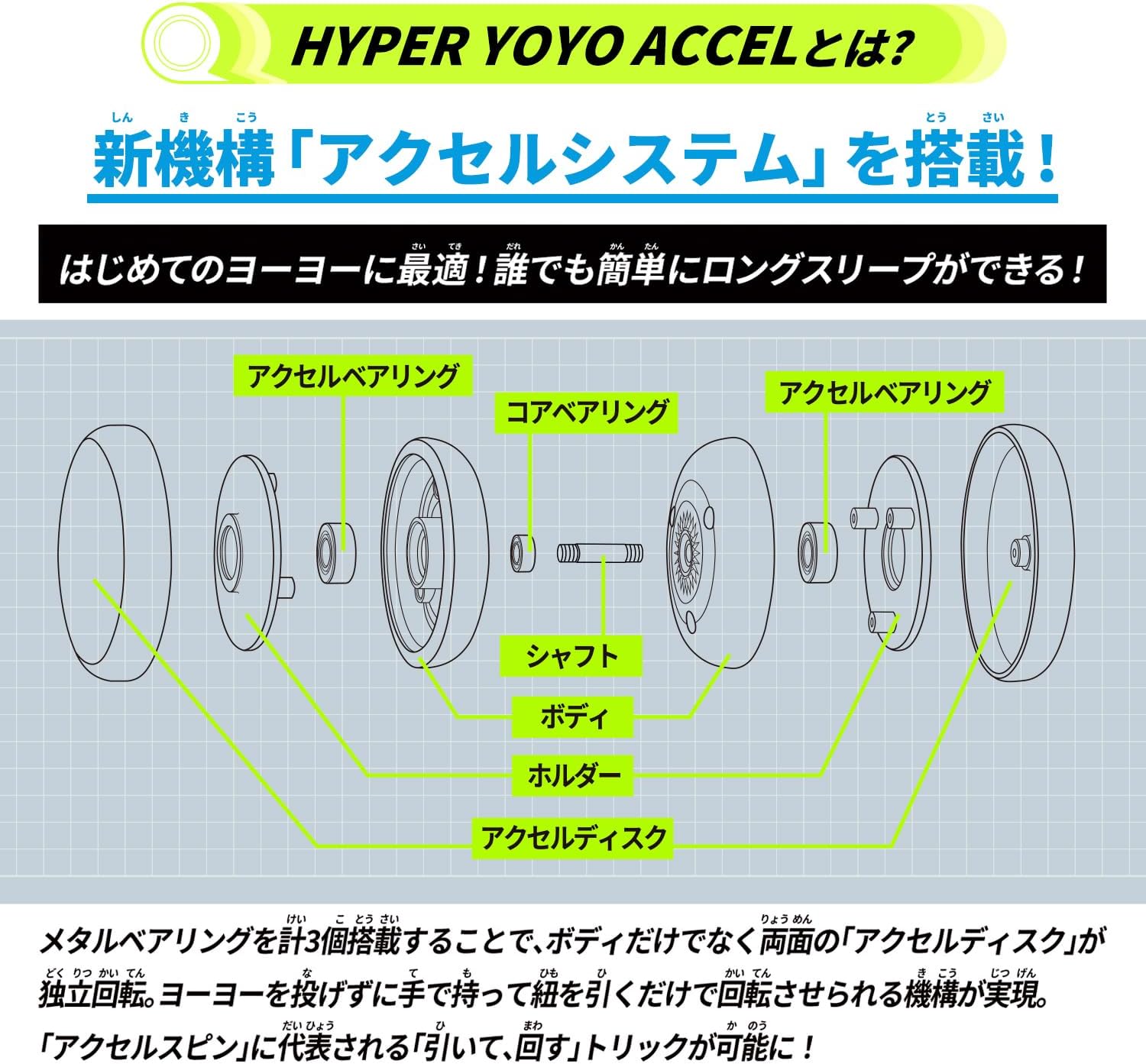 Bandai Hyper YoYo Accel - Accelerator Grab - Predator Fang -