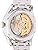 Seiko SARY174 SARY174 Men's Wristwatch, Mechanical Automatic (Hand Wounded), Japanese Garden Motif, Open Heart, Roman Numeral Notation, Pink Gold, Dial color - white, Mechanical automatic watch with