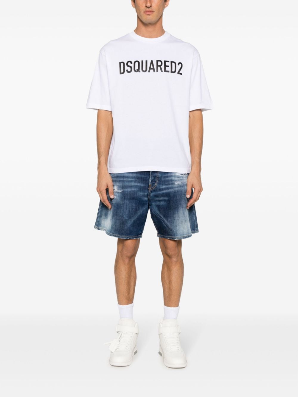 Dsquared2 Dsquared2ロゴコットンTシャツ - Image 5