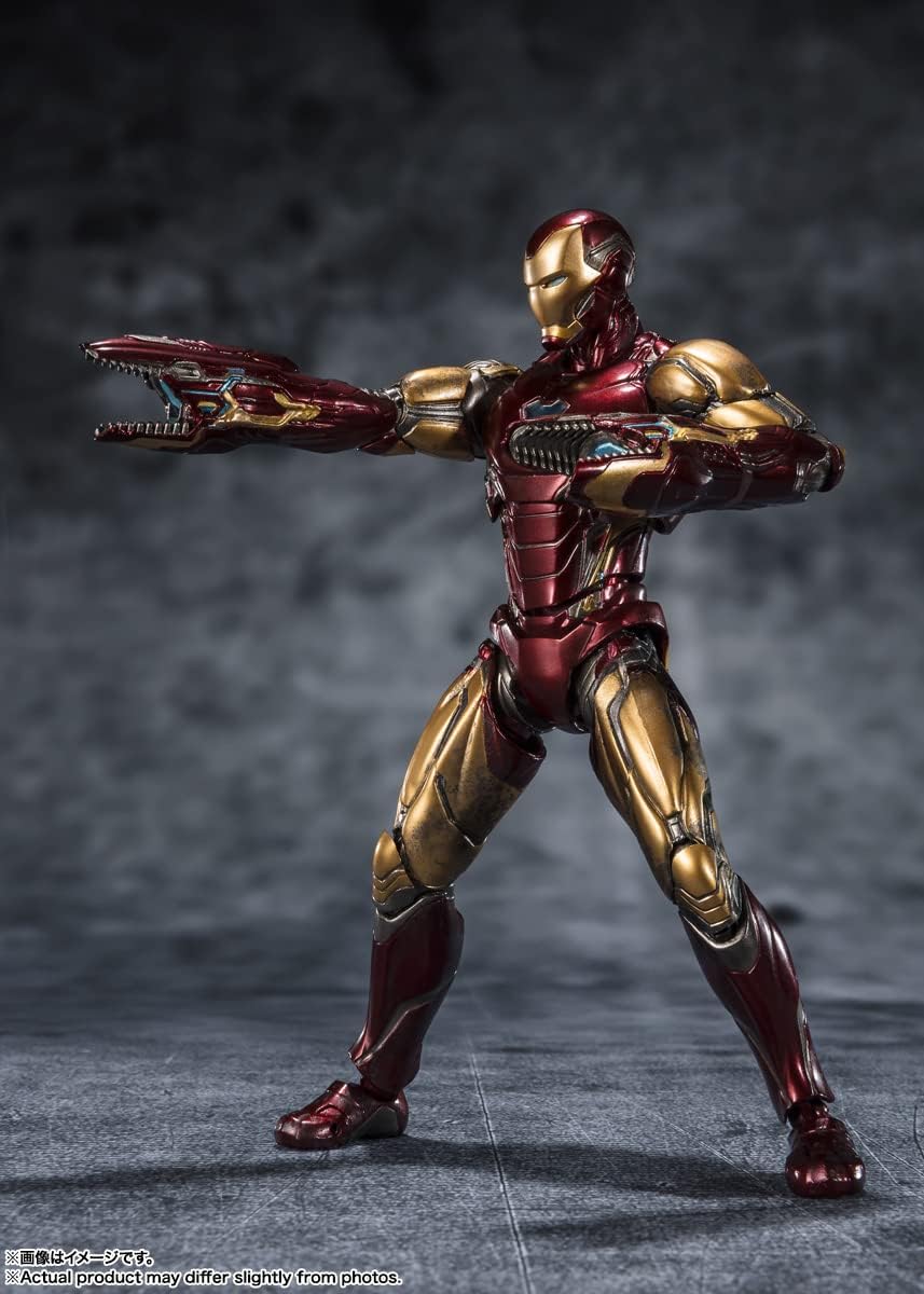 BANDAI SPIRITS S.H. Figuarts Avengers End Game Iron Man Mark 85 - FIVE YEARS LATER ~ 2023 EDITION - (THE INFINITY SAGA) Approx. 6.3 inches (160 mm), PVC & ABS, Pre-painted Action Figure