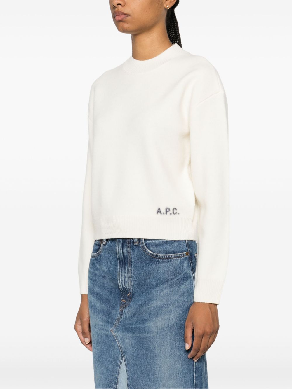 A.p.c. A.P.C.セーターは白 - Image 5