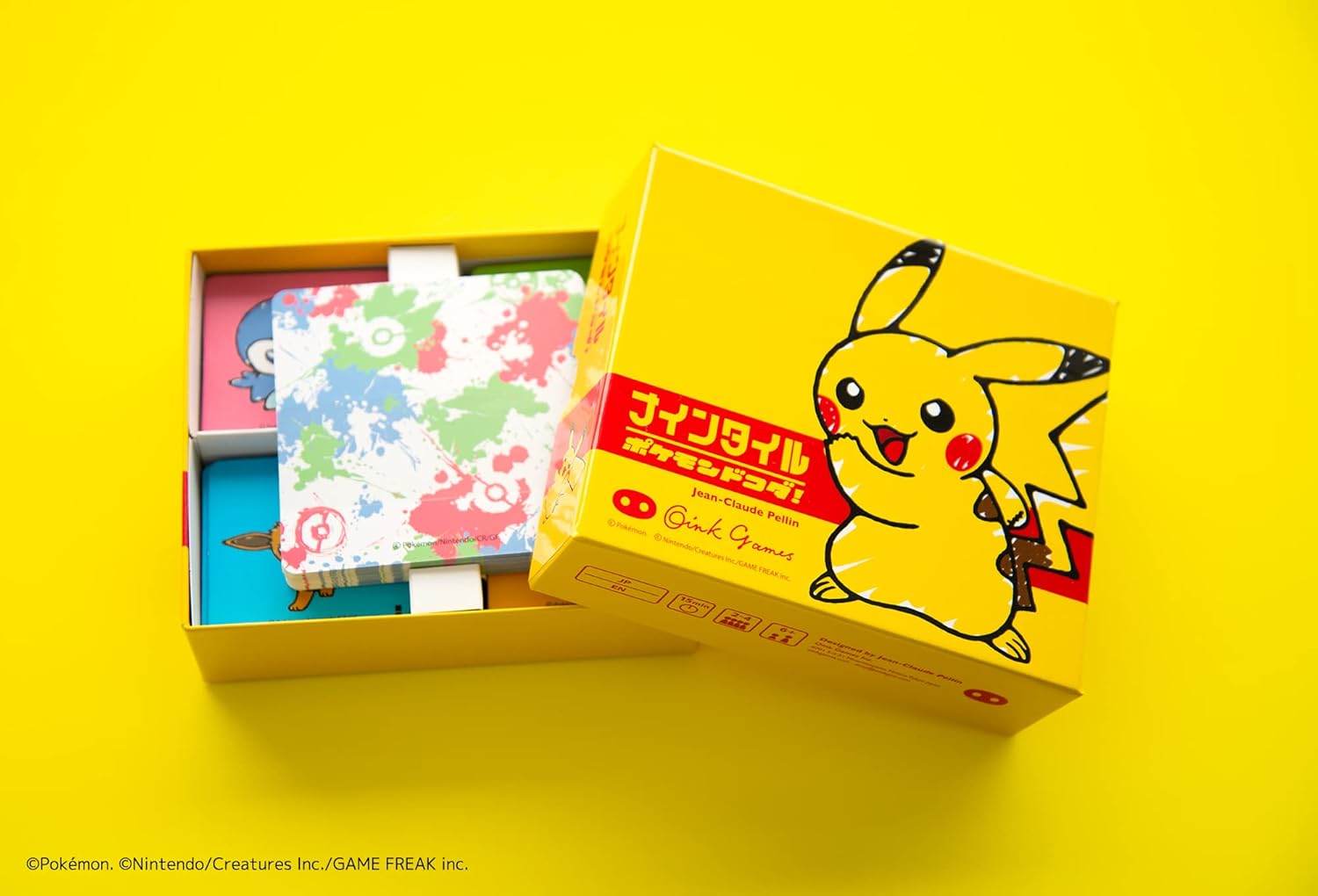 Oink Games Board Game Nine Tiles Pokémon Dokoda For Ages 6 and Up, For 2-4 Players