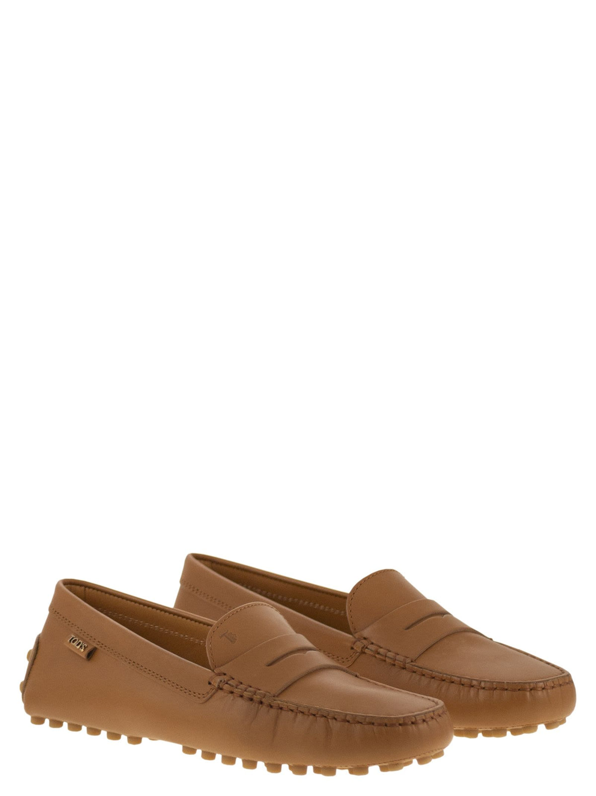 Tods トッド 'S 革のモカシンラバーソール - Image 5