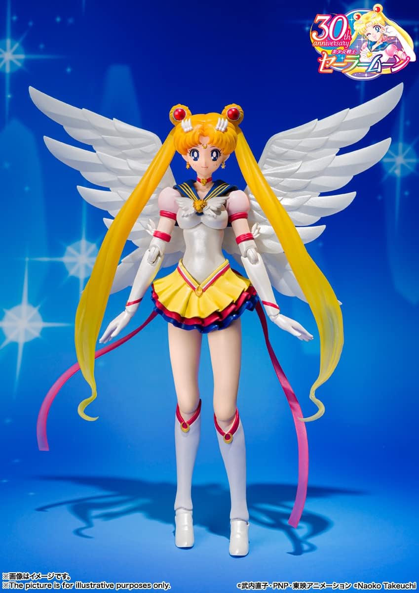 S.H. Figuarts Sailor Moon Eternal Sailor Moon, Approx. 5.3 inches (135 mm), ABS & PVC Pre-painted Action Figure