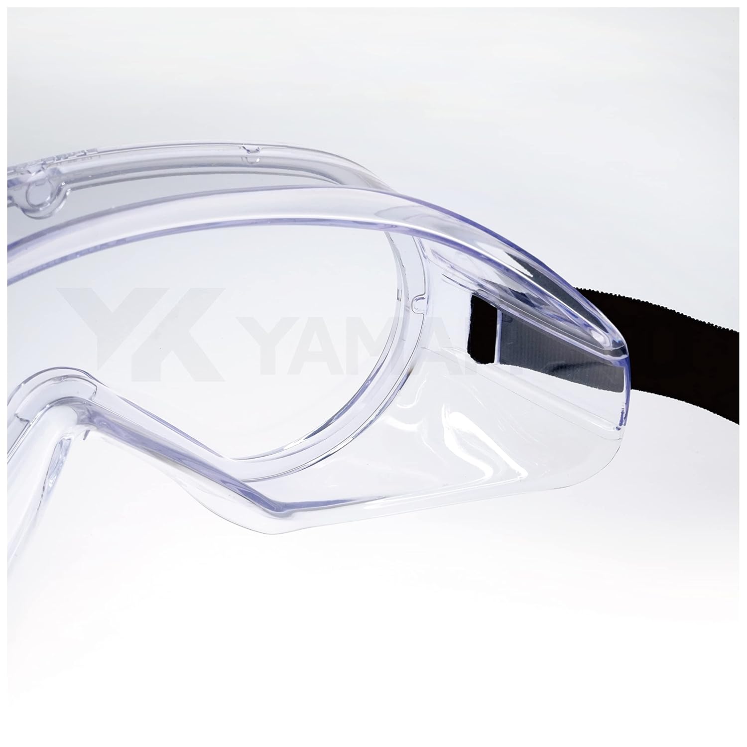 Yamamoto YG-5090HFN Non-Porous Goggles, Set of 10, Anti-Fog Specifications, Can be Used with Glasses/Masks, Splash, Infection Prevention, Made in Japan, Clear HF (Outer Hard Coat + Interior Anti-Fog),