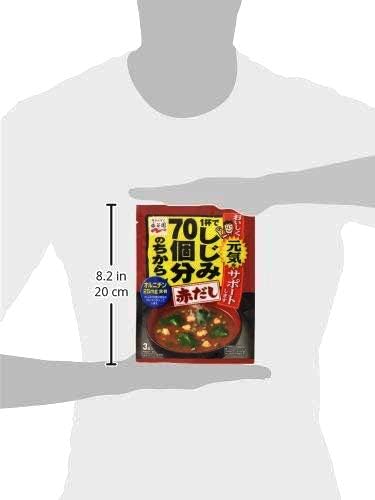 Nagatanien Chikara Miso Soup, Red Soup, 3 Servings (Set of 5)